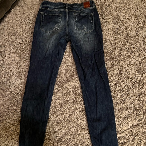 Dear John, size 27, straight leg denim.  Low rise - Picture 1 of 3